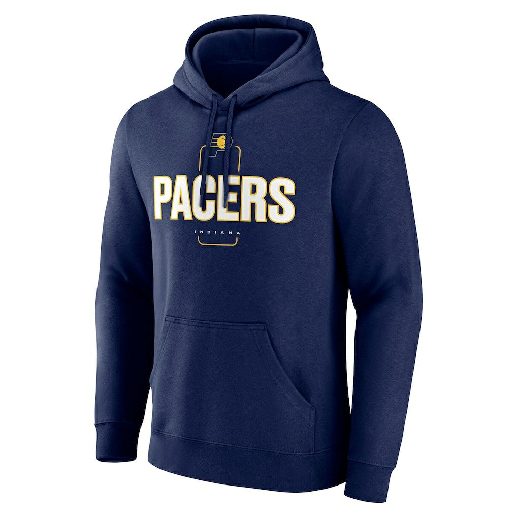 Indiana Pacers Center Court Name & Number Custom Hoodie Navy
