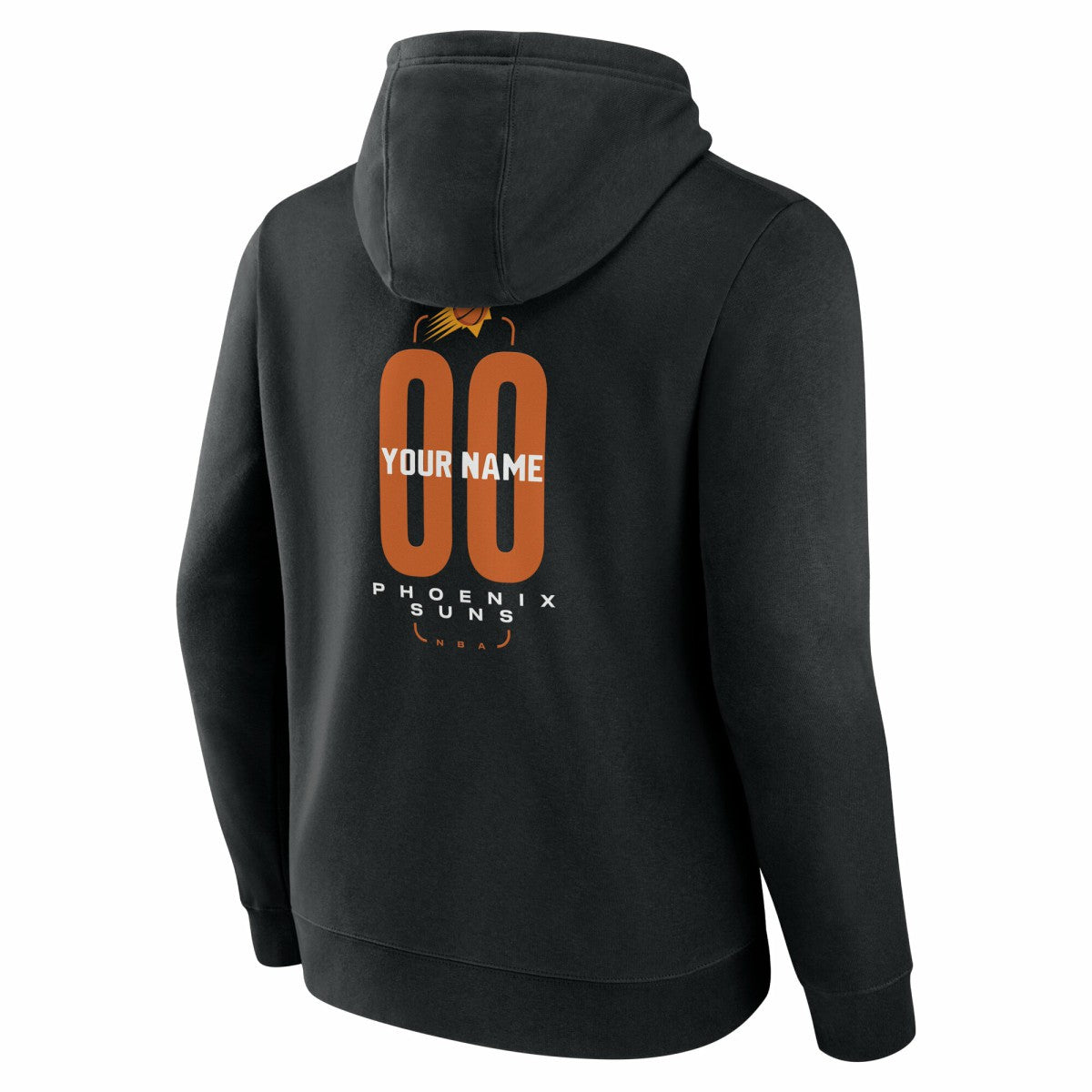 Phoenix Suns Center Court Name & Number Custom Hoodie Black