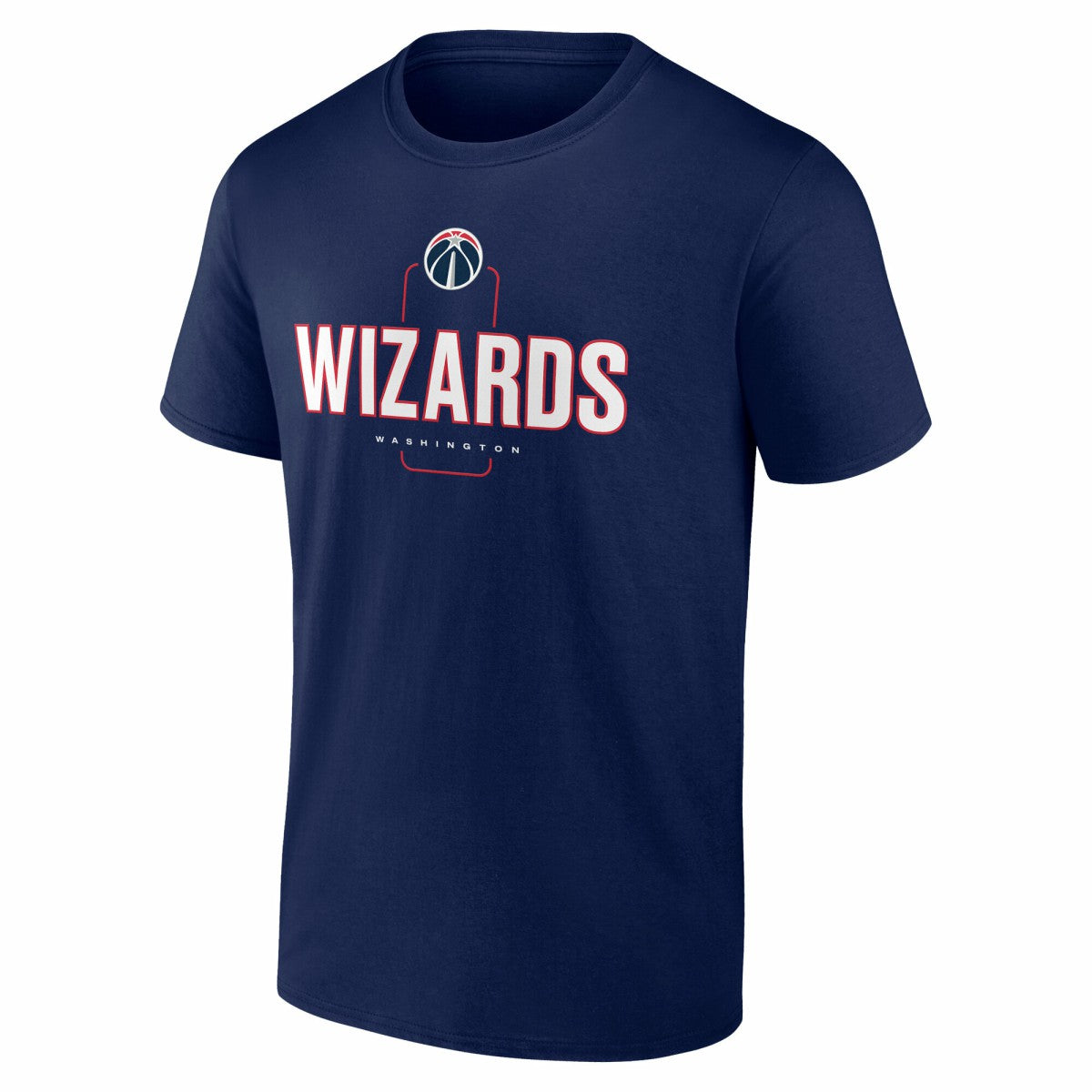 Washington Wizards Center Court Name & Number Custom T-Shirt Navy