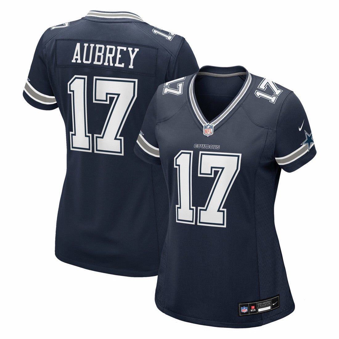 Brandon Aubrey Dallas Cowboys Women's Team Game Jersey - Navy - Nike