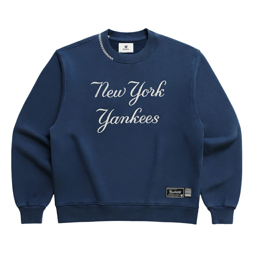New York Yankees Madhappy Unisex Script Fleece Sweatshirt Discount