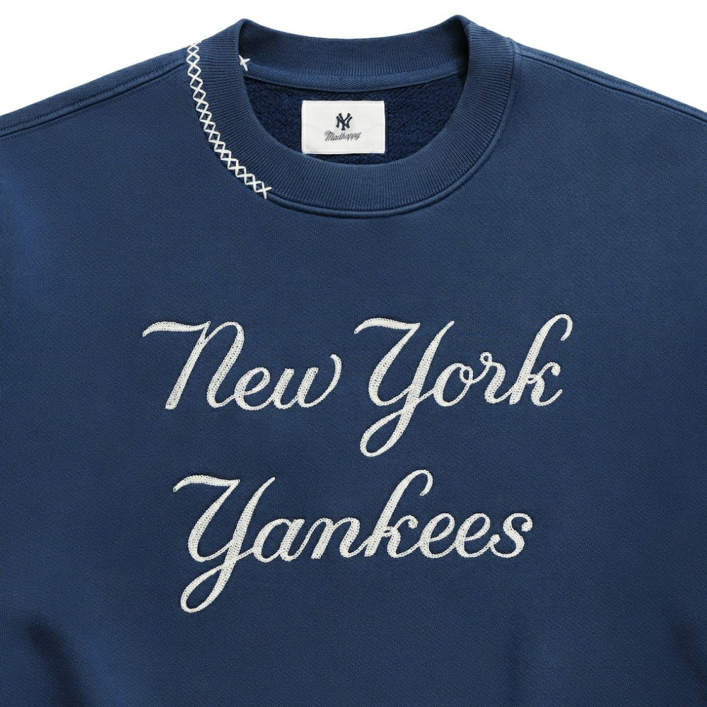 New York Yankees Madhappy Unisex Script Fleece Sweatshirt Discount