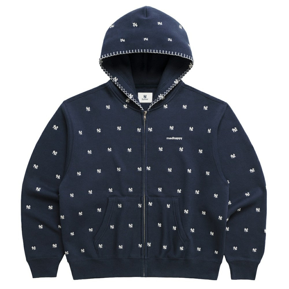 New York Yankees Madhappy Unisex All Over Fleece Full-Zip Hoodie Discount