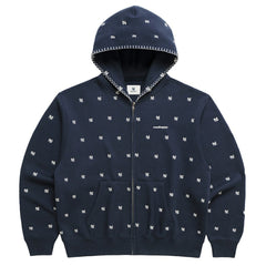 New York Yankees Madhappy Unisex All Over Fleece Full-Zip Hoodie Discount