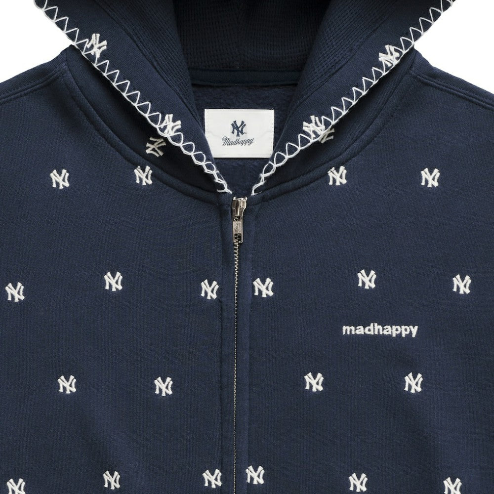 New York Yankees Madhappy Unisex All Over Fleece Full-Zip Hoodie Discount