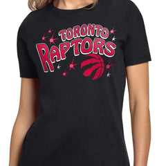 Toronto Raptors Starter Women's Fireworks T-Shirt Black