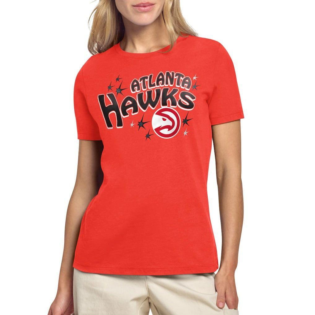 Atlanta Hawks Starter Women's Fireworks T-Shirt Red