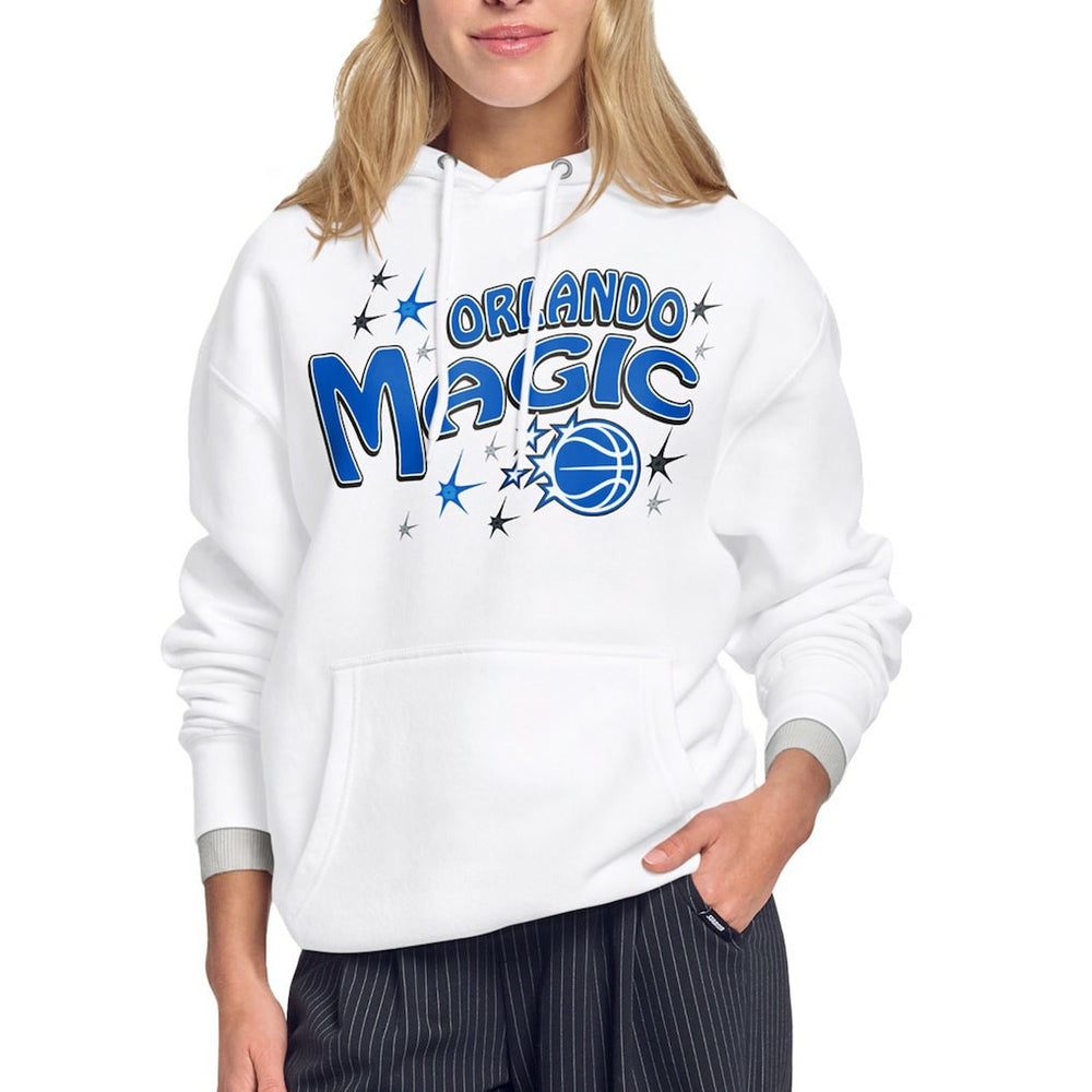 Orlando Magic Starter Women's Fireworks Fleece Hoodie White