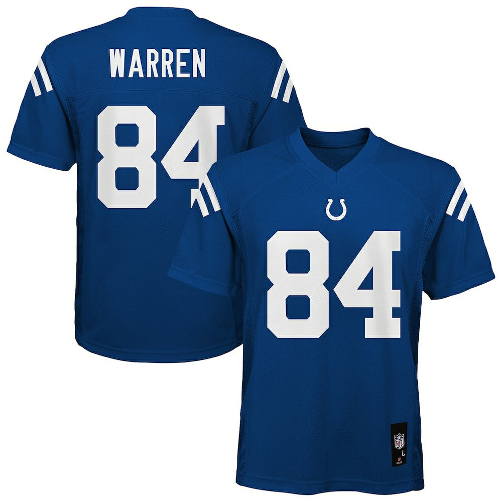 Tyler Warren Indianapolis Colts Outerstuff Youth Replica Player Jersey - Royal - NFL