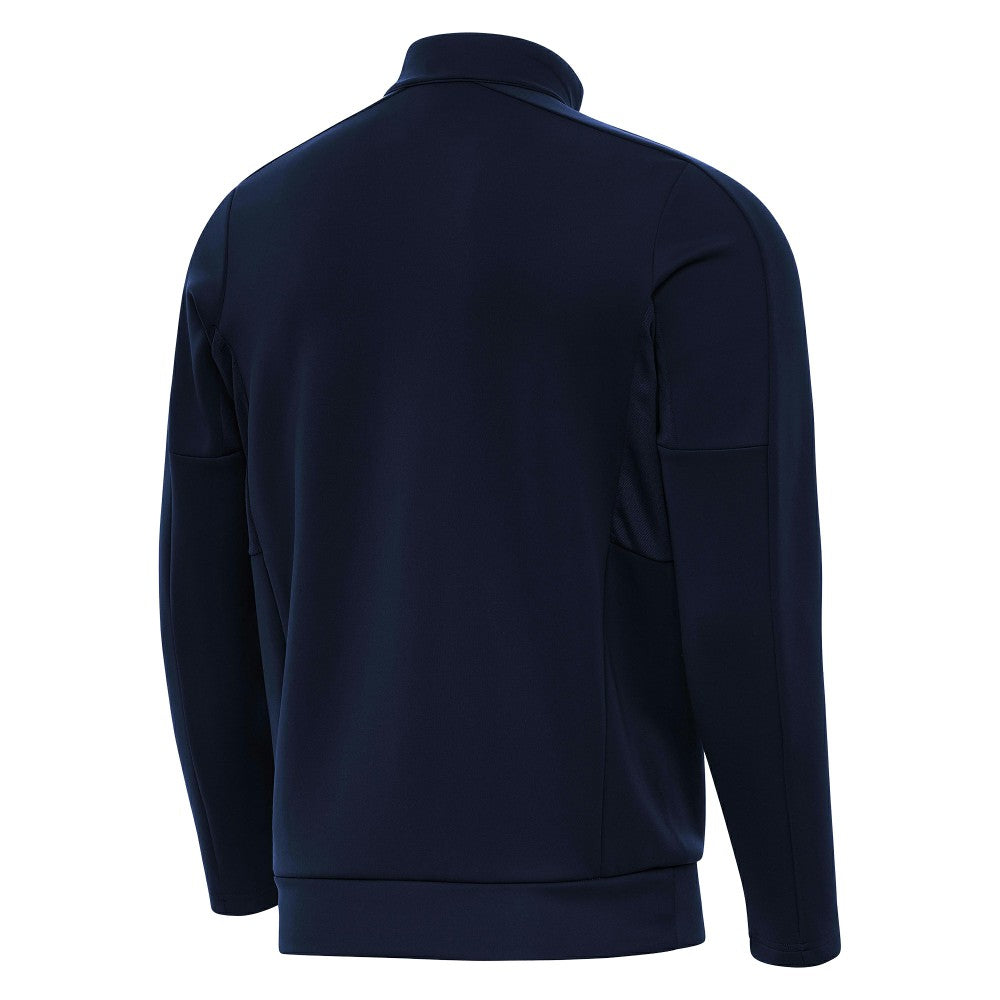 Spain National Team Antigua Genesis Quarter-Zip Pullover Navy