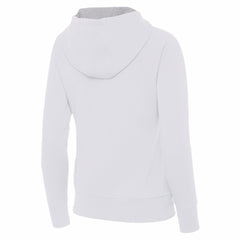 Spain National Team Antigua Women's Takeover Fleece Raglan Full-Zip Hoodie White