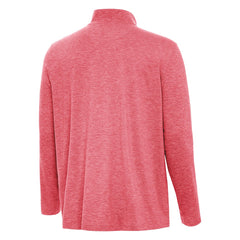 Spain National Team Antigua Masters Quarter-Zip Pullover Heather Red