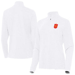 Spain National Team Antigua Women's Quarter-Zip Pullover White