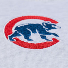 Chicago Cubs Mitchell & Ness Women's Script Cropped Boxy T-Shirt Outlet