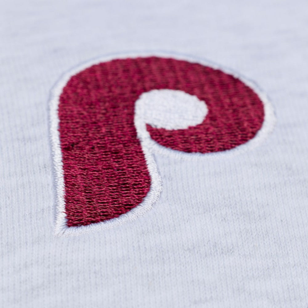 Philadelphia Phillies Mitchell & Ness Women's Script Cropped Boxy T-Shirt Sale