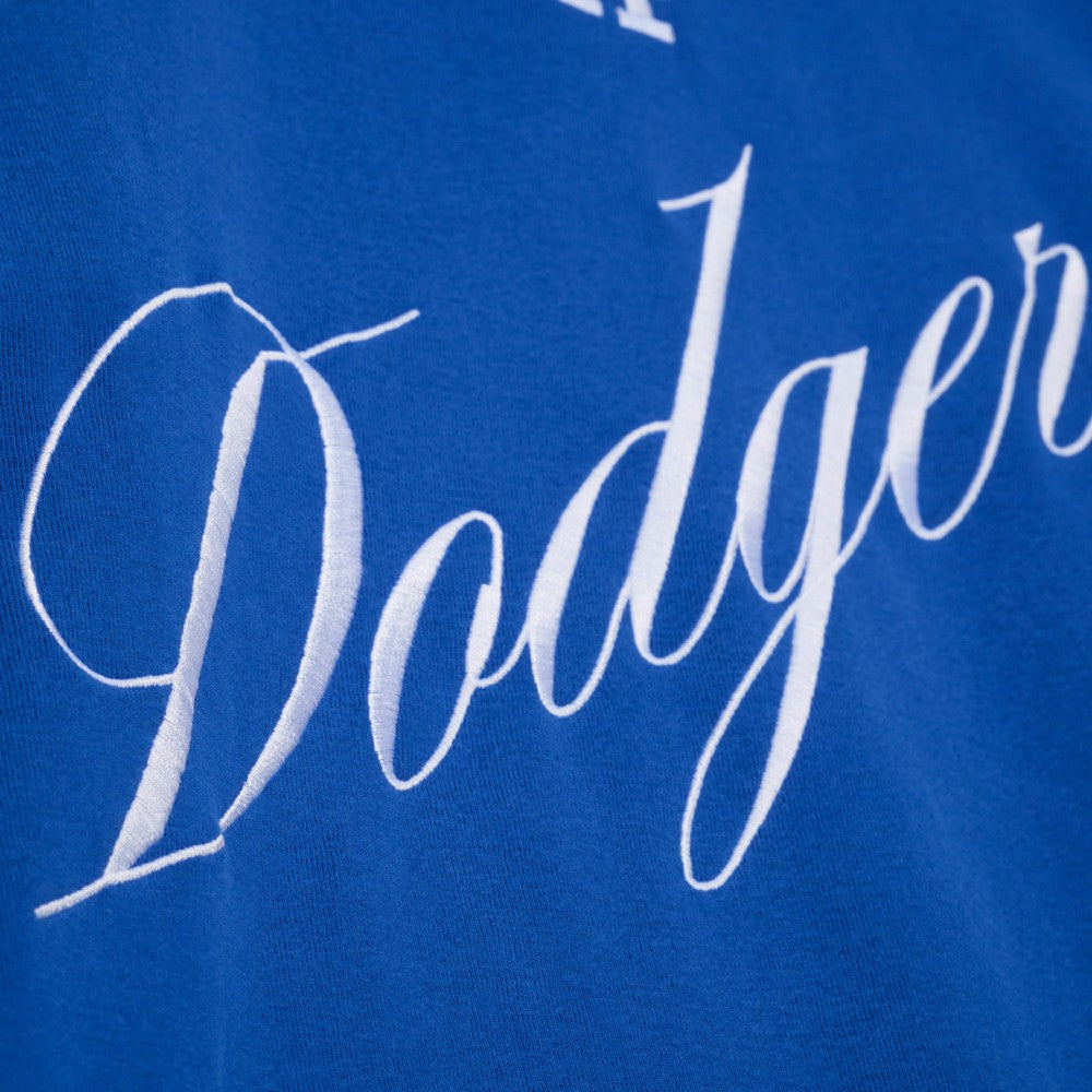 Los Angeles Dodgers Mitchell & Ness Women's Script Sweatshirt Outlet