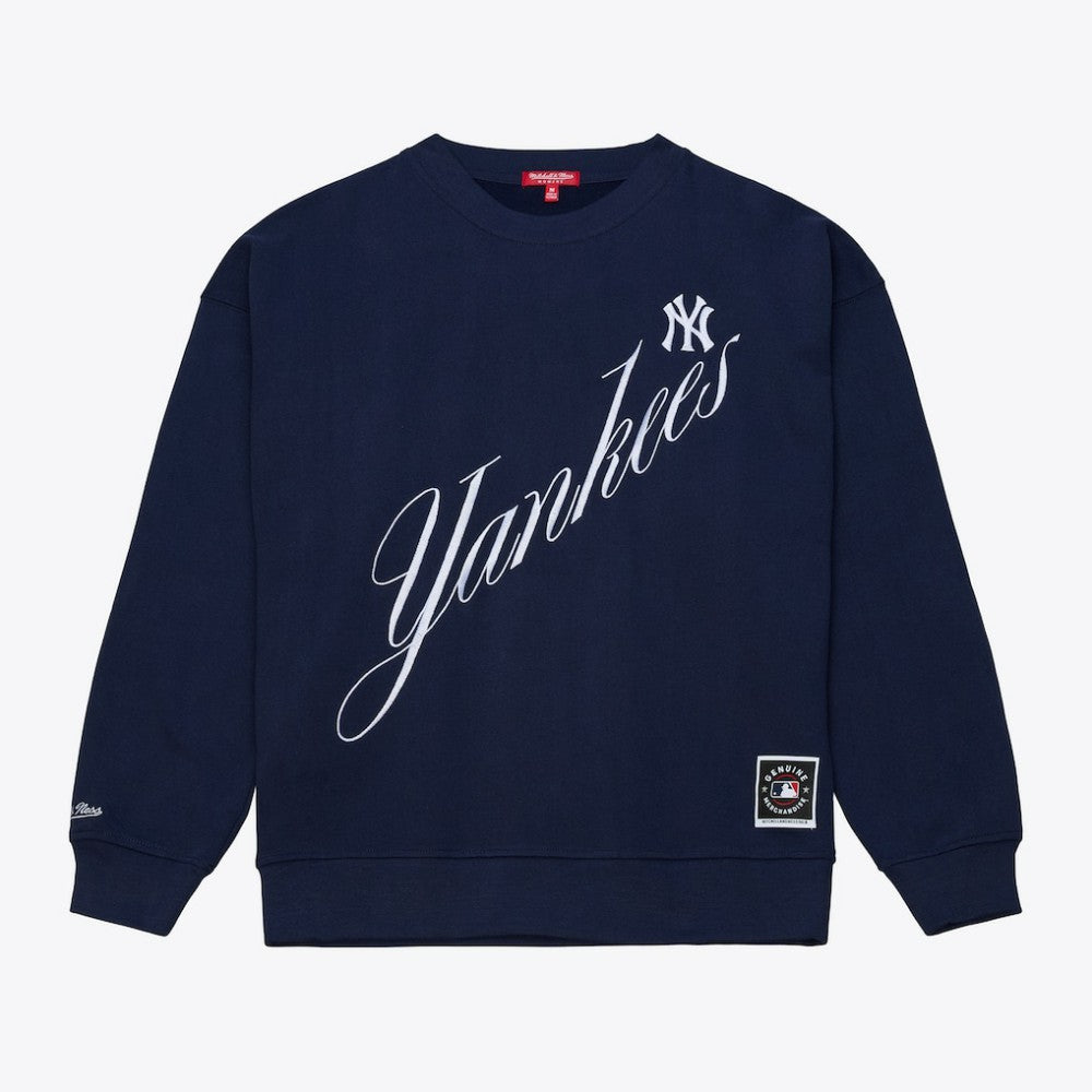 New York Yankees Mitchell & Ness Women's Script Sweatshirt Online