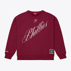 Philadelphia Phillies Mitchell & Ness Women's Script Sweatshirt Online