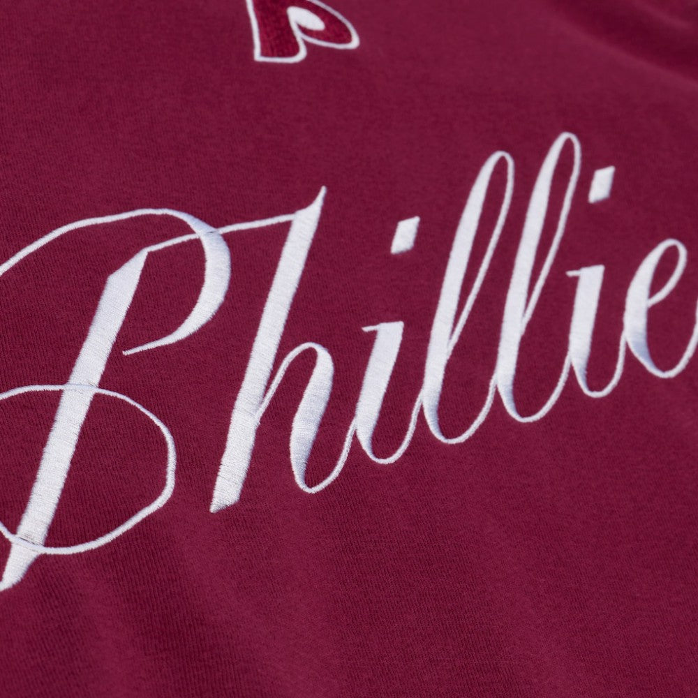 Philadelphia Phillies Mitchell & Ness Women's Script Sweatshirt Online