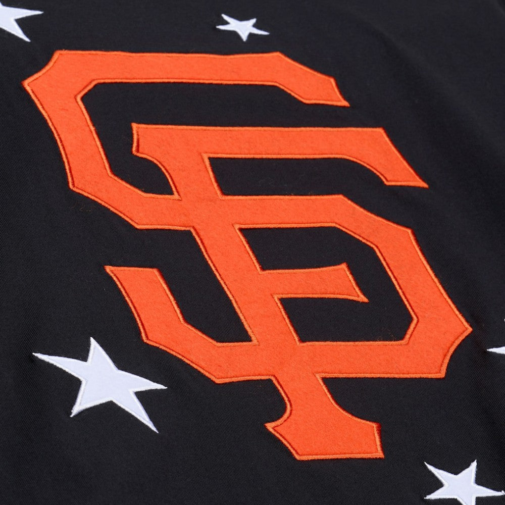 San Francisco Giants Mitchell & Ness Women's Pep Rally Cropped Boxy T-Shirt for sale