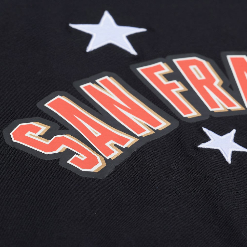 San Francisco Giants Mitchell & Ness Women's Pep Rally Cropped Boxy T-Shirt for sale