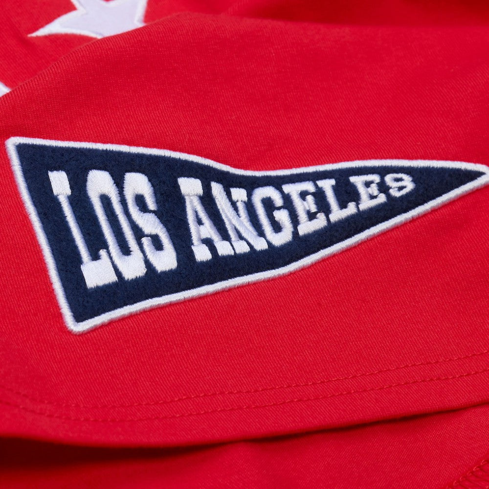 Los Angeles Angels Mitchell & Ness Women's Pep Rally Cropped Boxy T-Shirt for sale