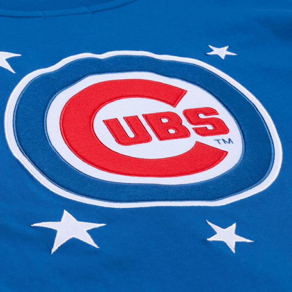 Chicago Cubs Mitchell & Ness Women's Pep Rally Cropped Boxy T-Shirt Online