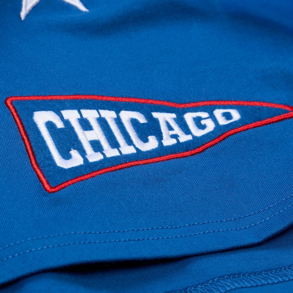 Chicago Cubs Mitchell & Ness Women's Pep Rally Cropped Boxy T-Shirt Online