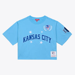 Kansas City Royals Mitchell & Ness Women's Pep Rally Cropped Boxy T-Shirt Near Me