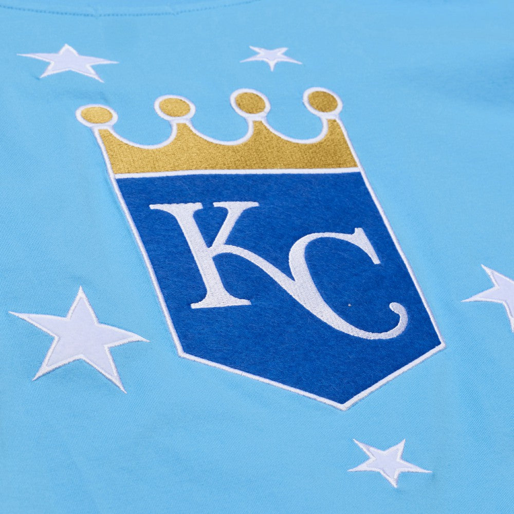 Kansas City Royals Mitchell & Ness Women's Pep Rally Cropped Boxy T-Shirt Near Me