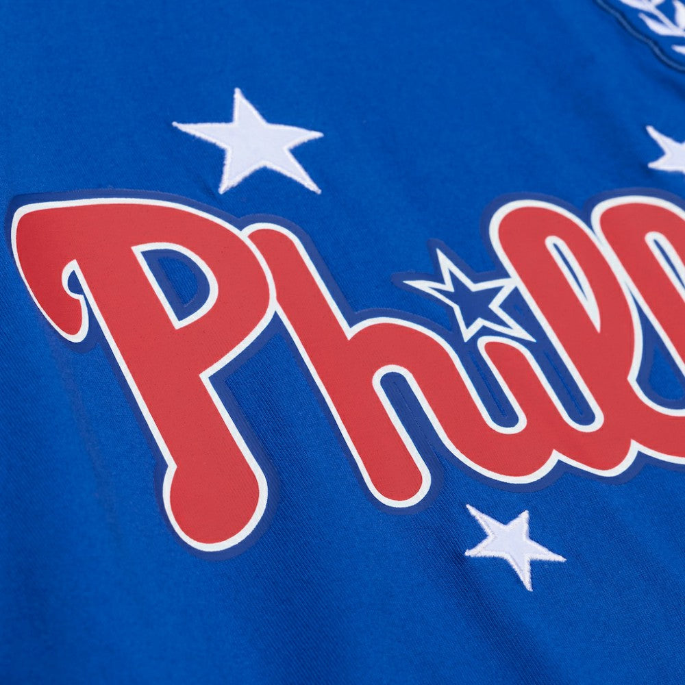 Philadelphia Phillies Mitchell & Ness Women's Pep Rally Cropped Boxy T-Shirt for sale