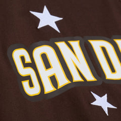 San Diego Padres Mitchell & Ness Women's Pep Rally Cropped Boxy T-Shirt for sale