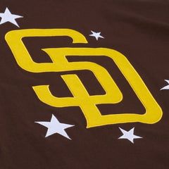 San Diego Padres Mitchell & Ness Women's Pep Rally Cropped Boxy T-Shirt for sale