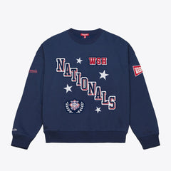 Washington Nationals Mitchell & Ness Women's Pep Rally Sweatshirt Sale