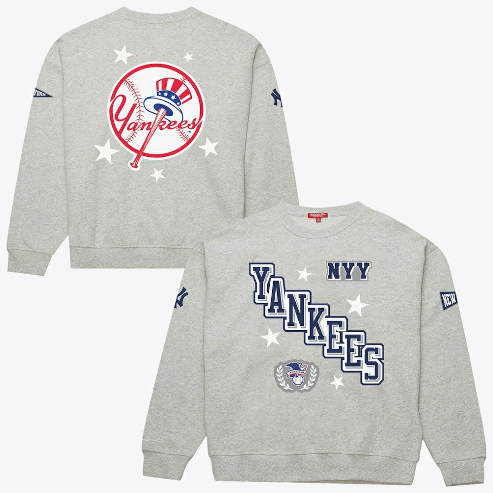 New York Yankees Mitchell & Ness Women's Pep Rally Sweatshirt Discount