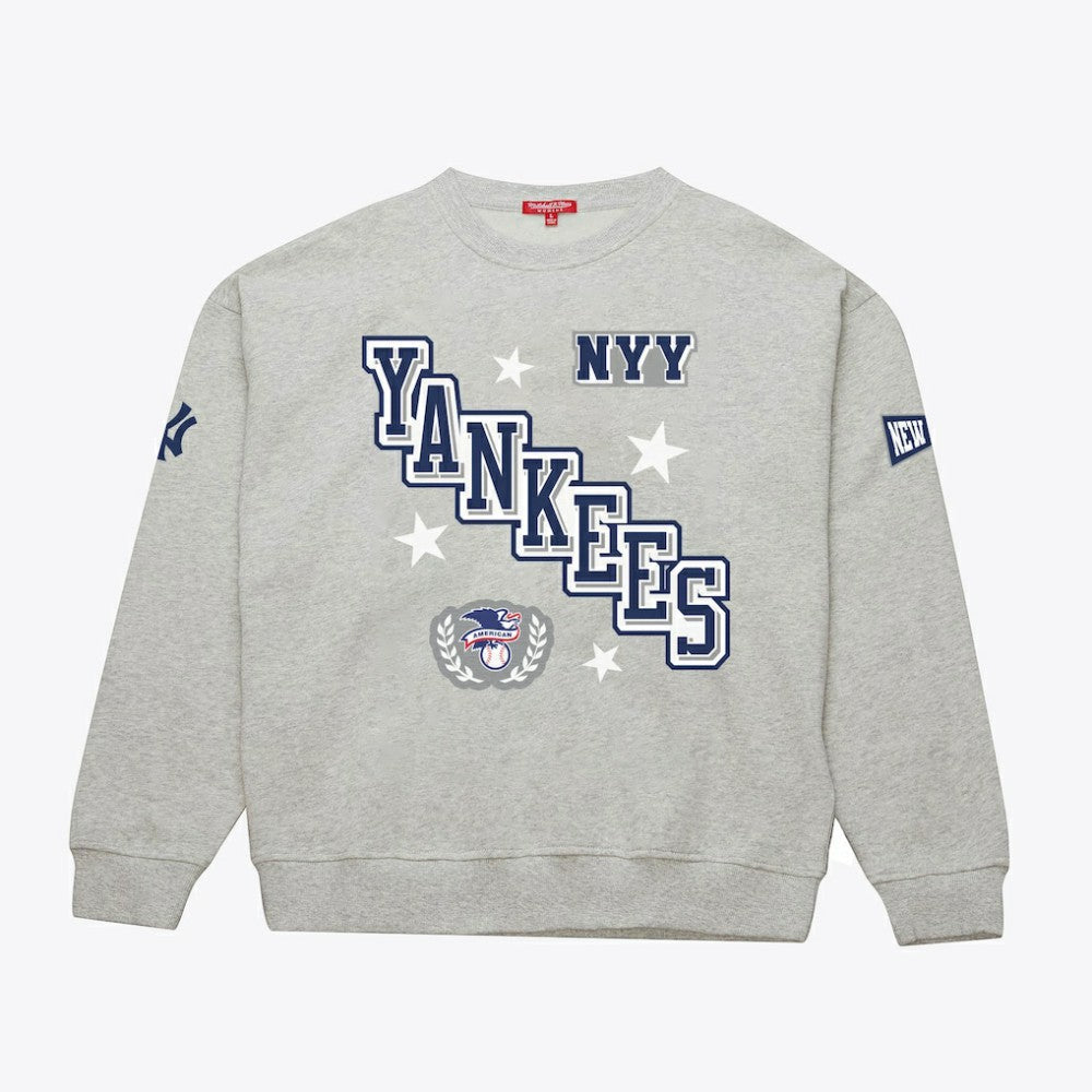 New York Yankees Mitchell & Ness Women's Pep Rally Sweatshirt Discount