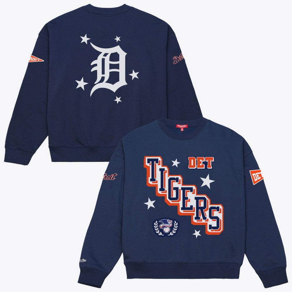 Detroit Tigers Mitchell & Ness Women's Pep Rally Sweatshirt Near Me