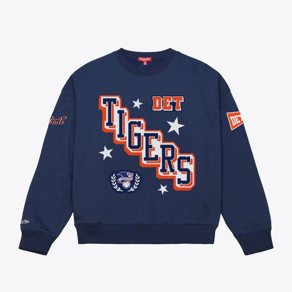 Detroit Tigers Mitchell & Ness Women's Pep Rally Sweatshirt Near Me