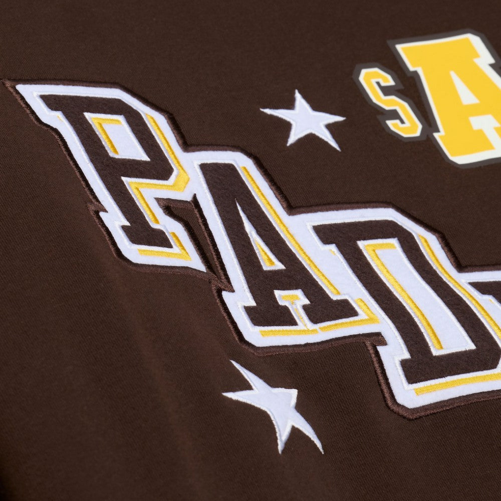 San Diego Padres Mitchell & Ness Women's Pep Rally Sweatshirt Outlet