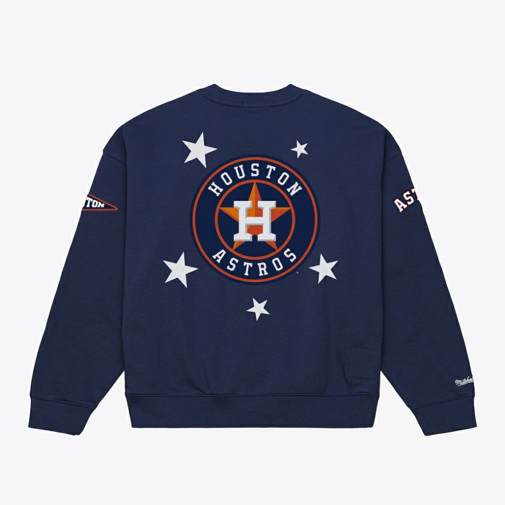 Houston Astros Mitchell & Ness Women's Pep Rally Sweatshirt for sale
