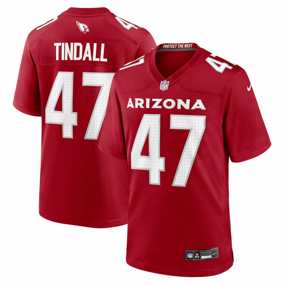 Channing Tindall Arizona Cardinals Team Game Jersey - Cardinal - Nike