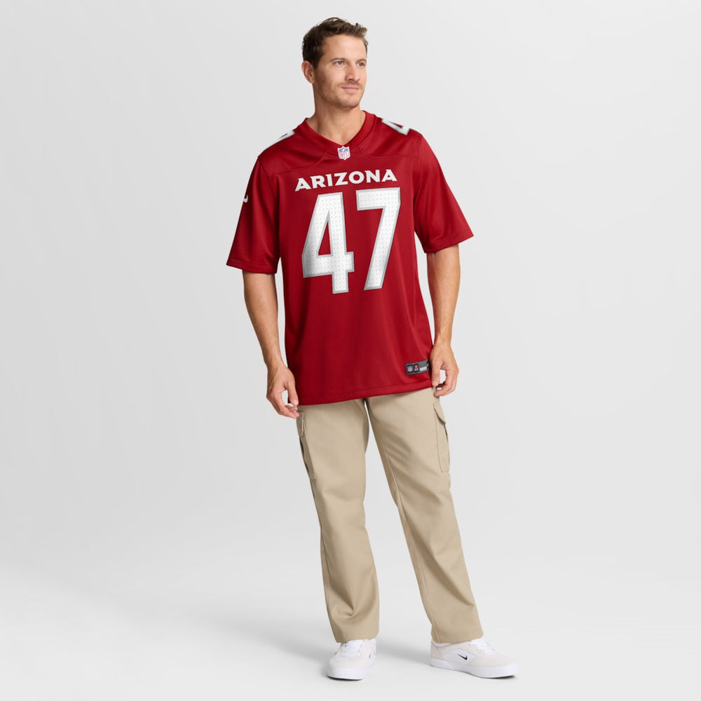 Channing Tindall Arizona Cardinals Team Game Jersey - Cardinal - Nike