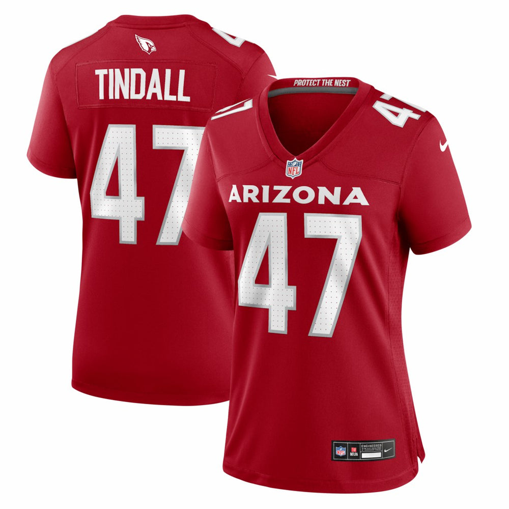 Channing Tindall Arizona Cardinals Women's Team Game Jersey - Cardinal - Nike