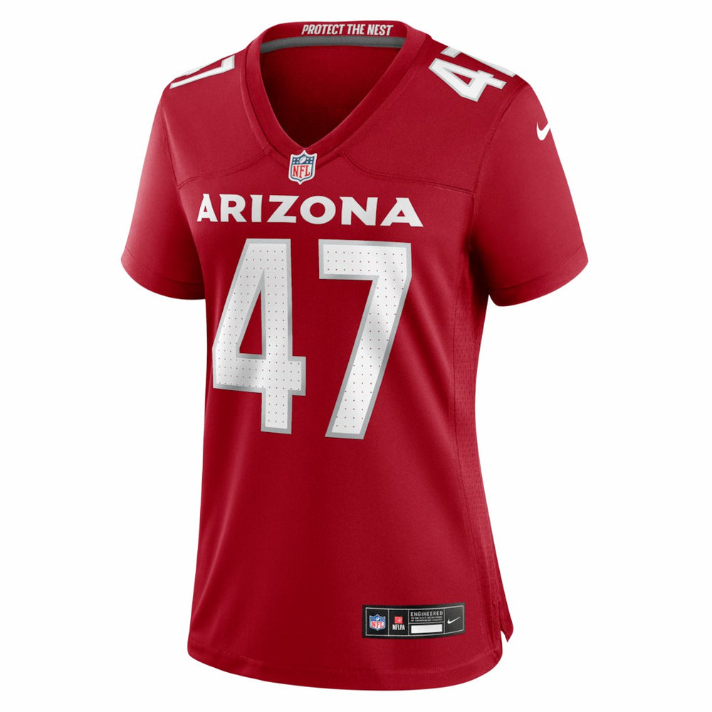 Channing Tindall Arizona Cardinals Women's Team Game Jersey - Cardinal - Nike