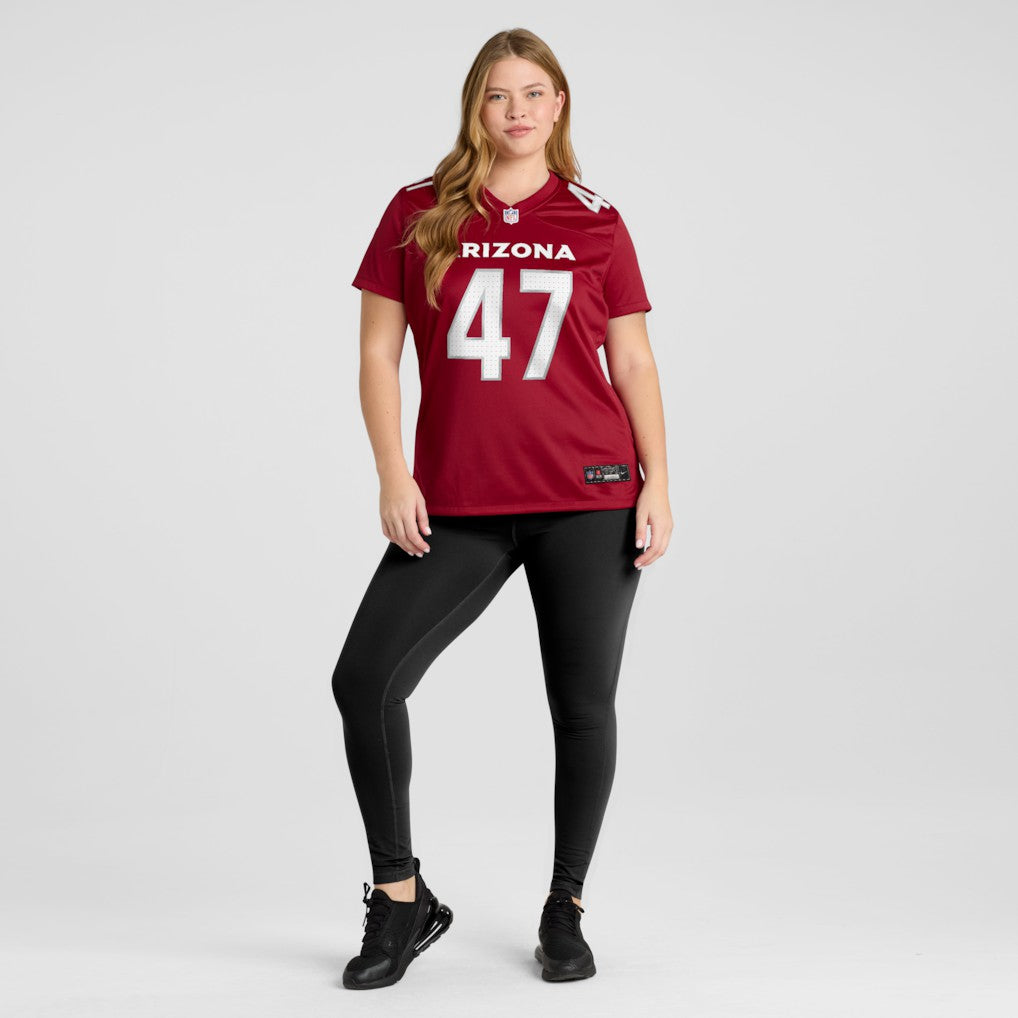 Channing Tindall Arizona Cardinals Women's Team Game Jersey - Cardinal - Nike