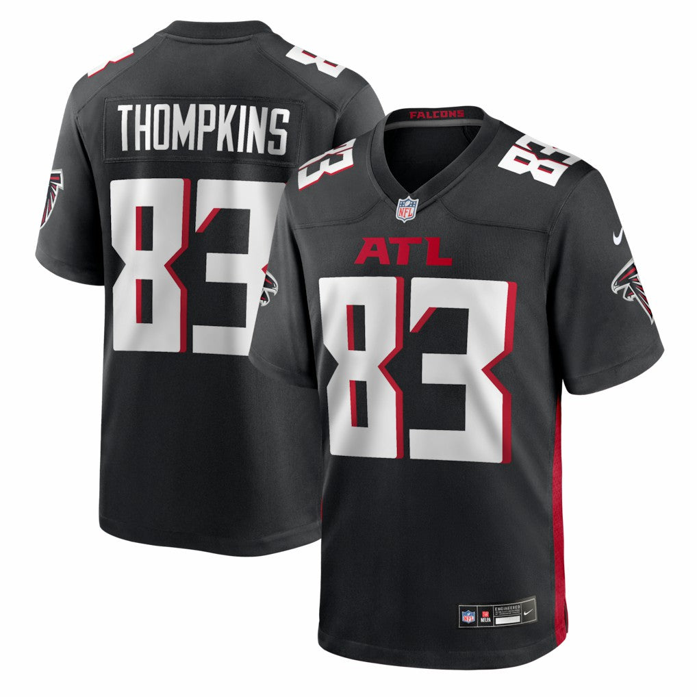 Deven Thompkins Atlanta Falcons Team Game Jersey - Black - Nike