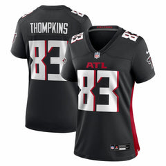 Deven Thompkins Atlanta Falcons Women's Team Game Jersey - Black - Nike