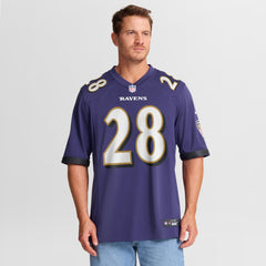 Taven Bryan Baltimore Ravens Team Game Jersey - Purple - Nike