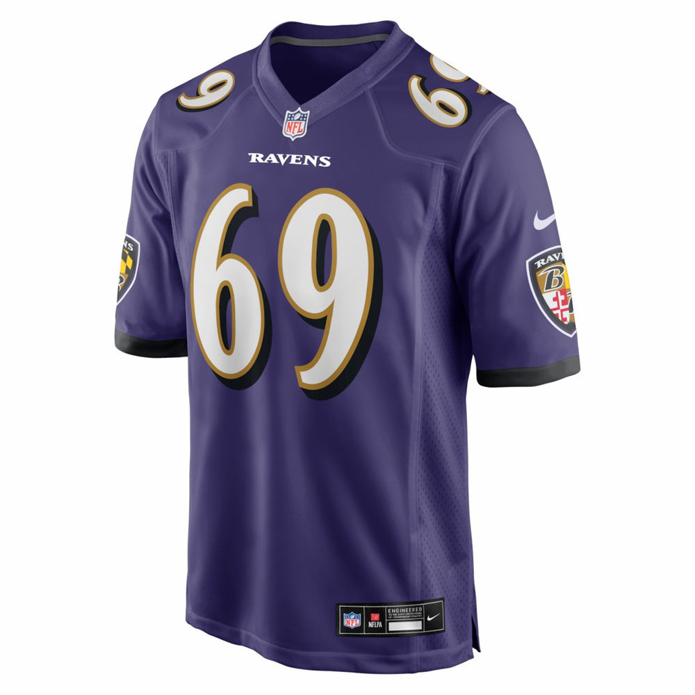 Josh Tupou Baltimore Ravens Team Game Jersey - Purple - Nike