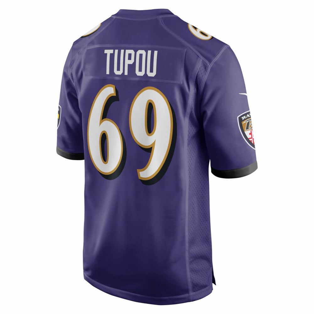 Josh Tupou Baltimore Ravens Team Game Jersey - Purple - Nike